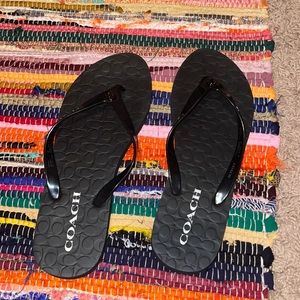 coach flip flops